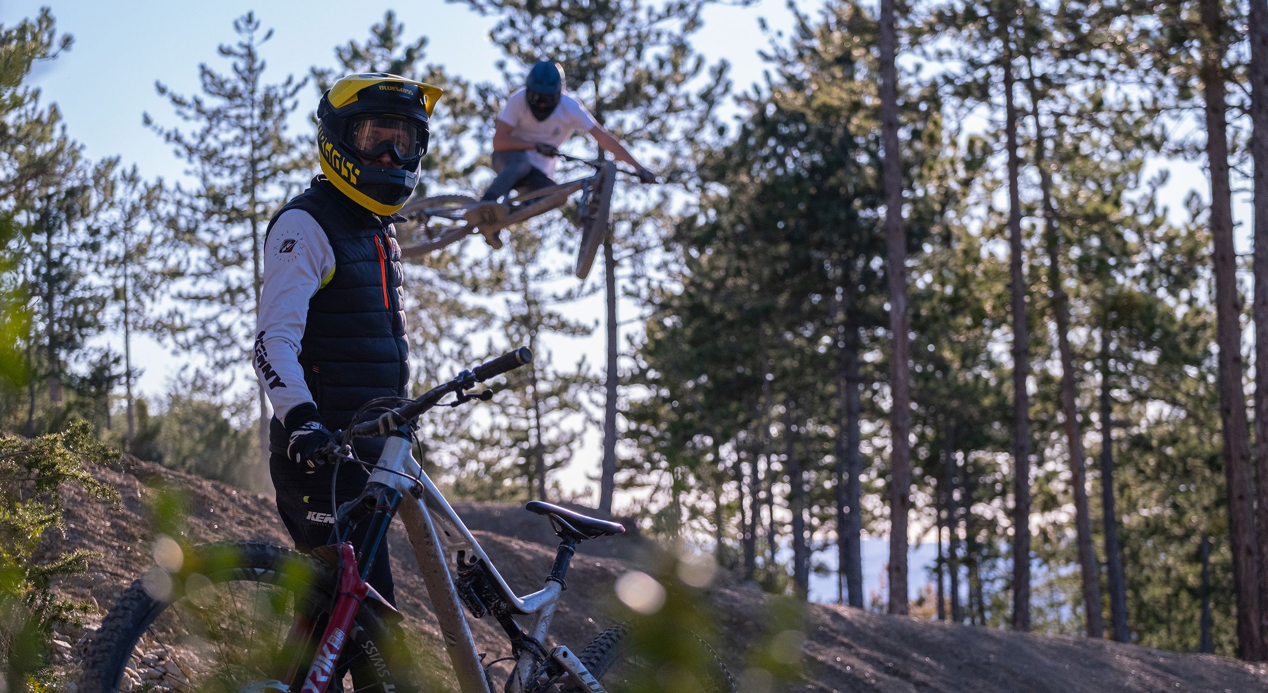 Bluegrass Stories EVO Bike Park located in the South of the French Alps